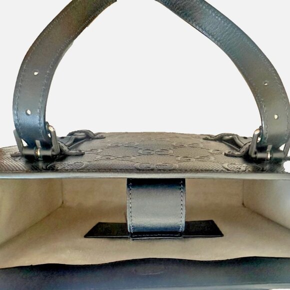 Gucci GG Embossed Medium Tote - Picture 2 of 4